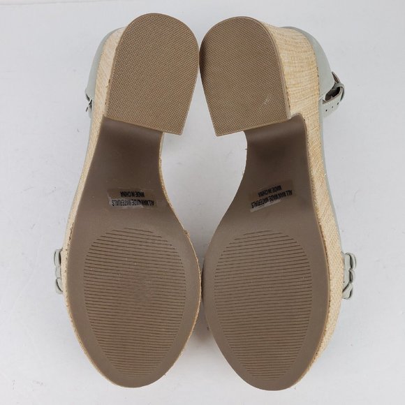 DV by Dolce Vita Women's Coda Ankle Strap Open Toe Platform Sandals Sage 11 - Picture 13 of 14